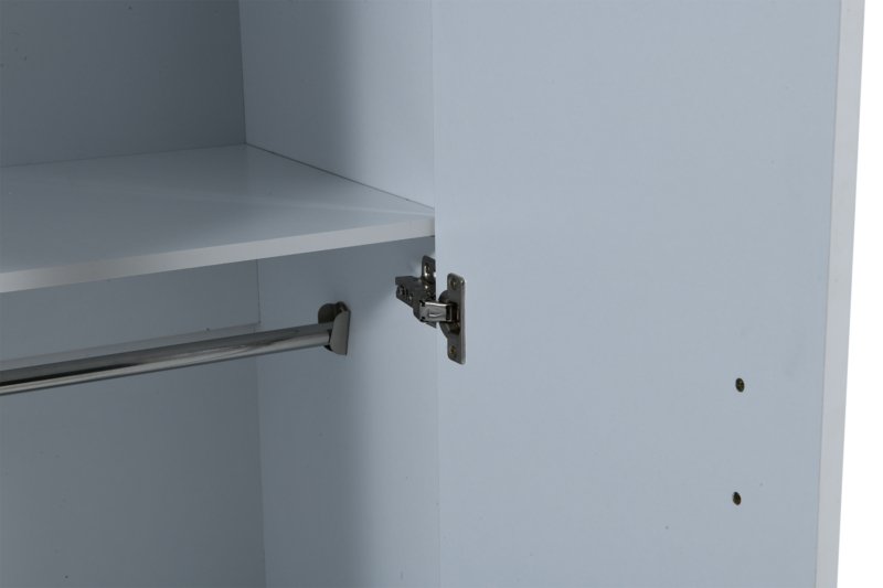 Wardrobe 3door Oak White