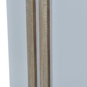 Wardrobe 3door Oak White