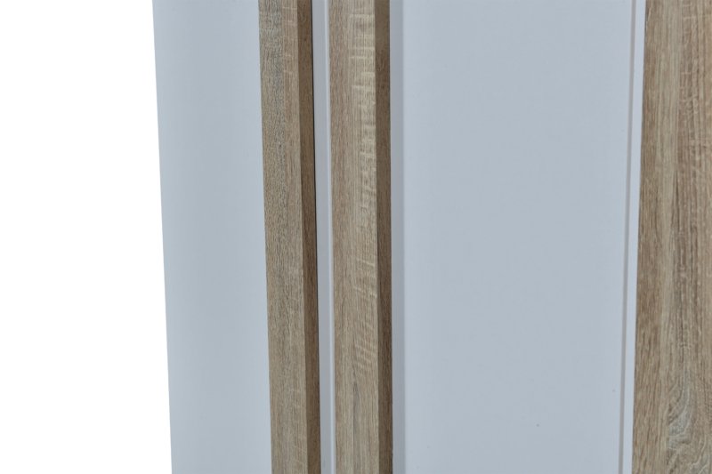 Wardrobe 3door Oak White