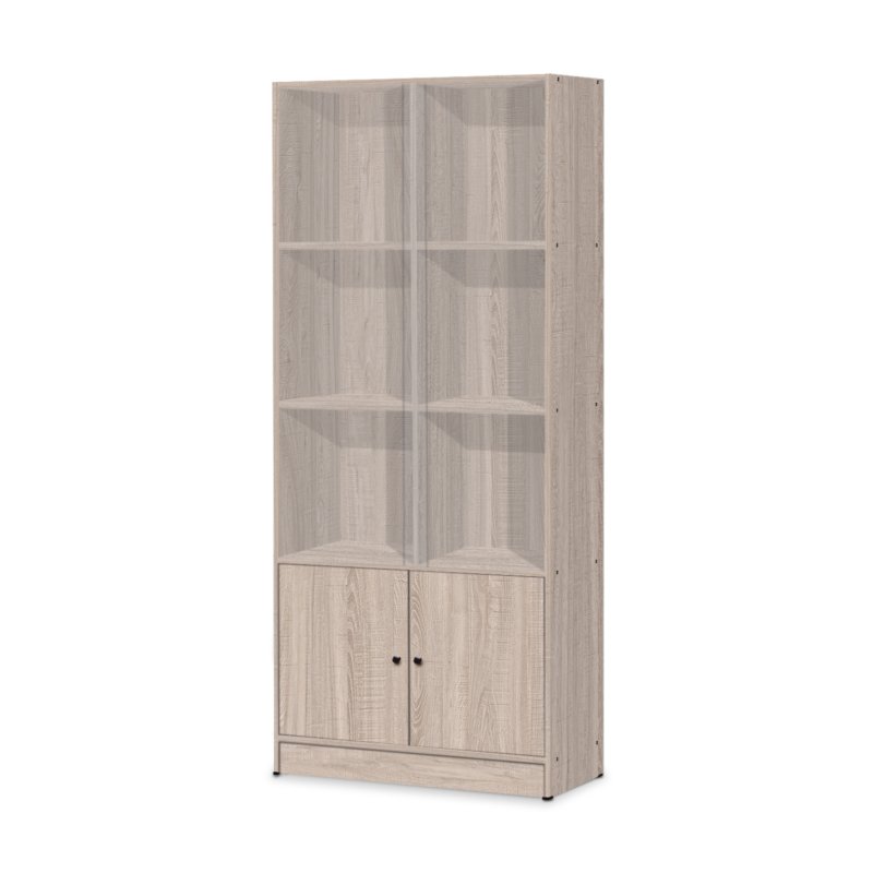 File Cabinet Glass Oak