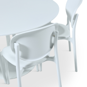 DINING SET 1+6 W-02 White