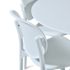 DINING SET 1+6 W-02 White