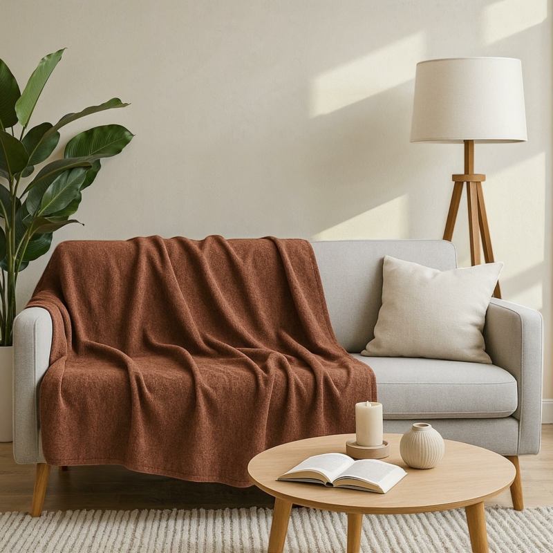 Polyester Chenille Throw