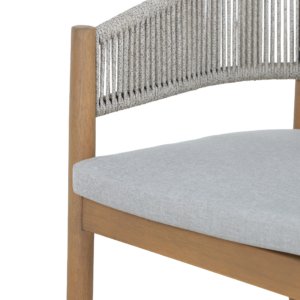 Outdoor Dining Set 1+6 Brown