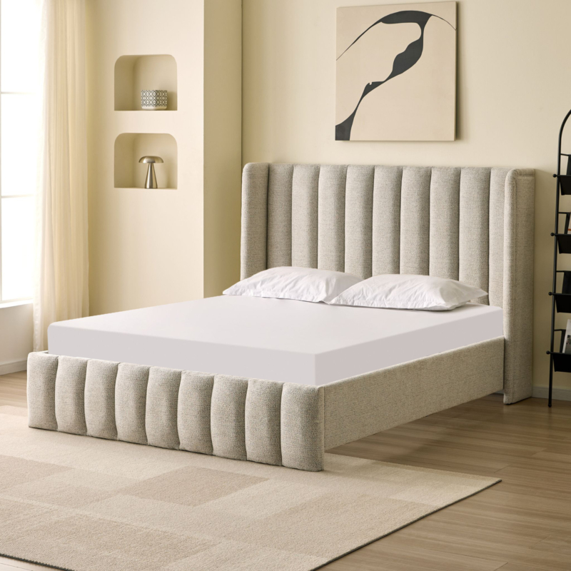BED 5.5ft Upholstered Headboard